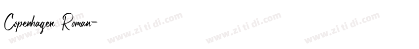 Copenhagen Roman字体转换 Copenhagen Roman字体转换